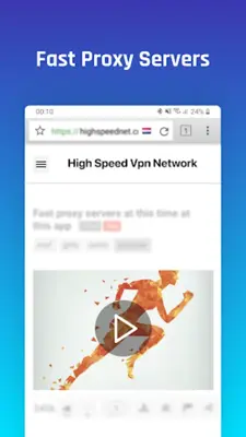 Unblock site VPN proxy browser android App screenshot 0