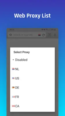 Unblock site VPN proxy browser android App screenshot 1